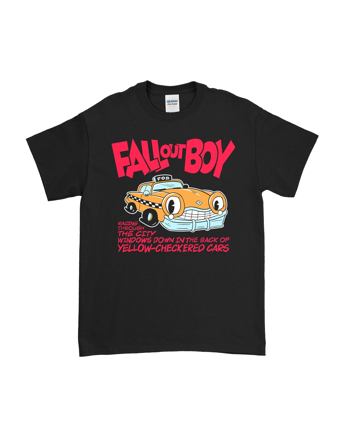 CHECKERED CAR - Tシャツ