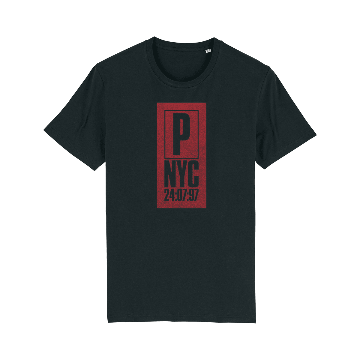 NYC ROSELAND ANNIVERSARY - ブラックTシャツ（レッドロゴ）