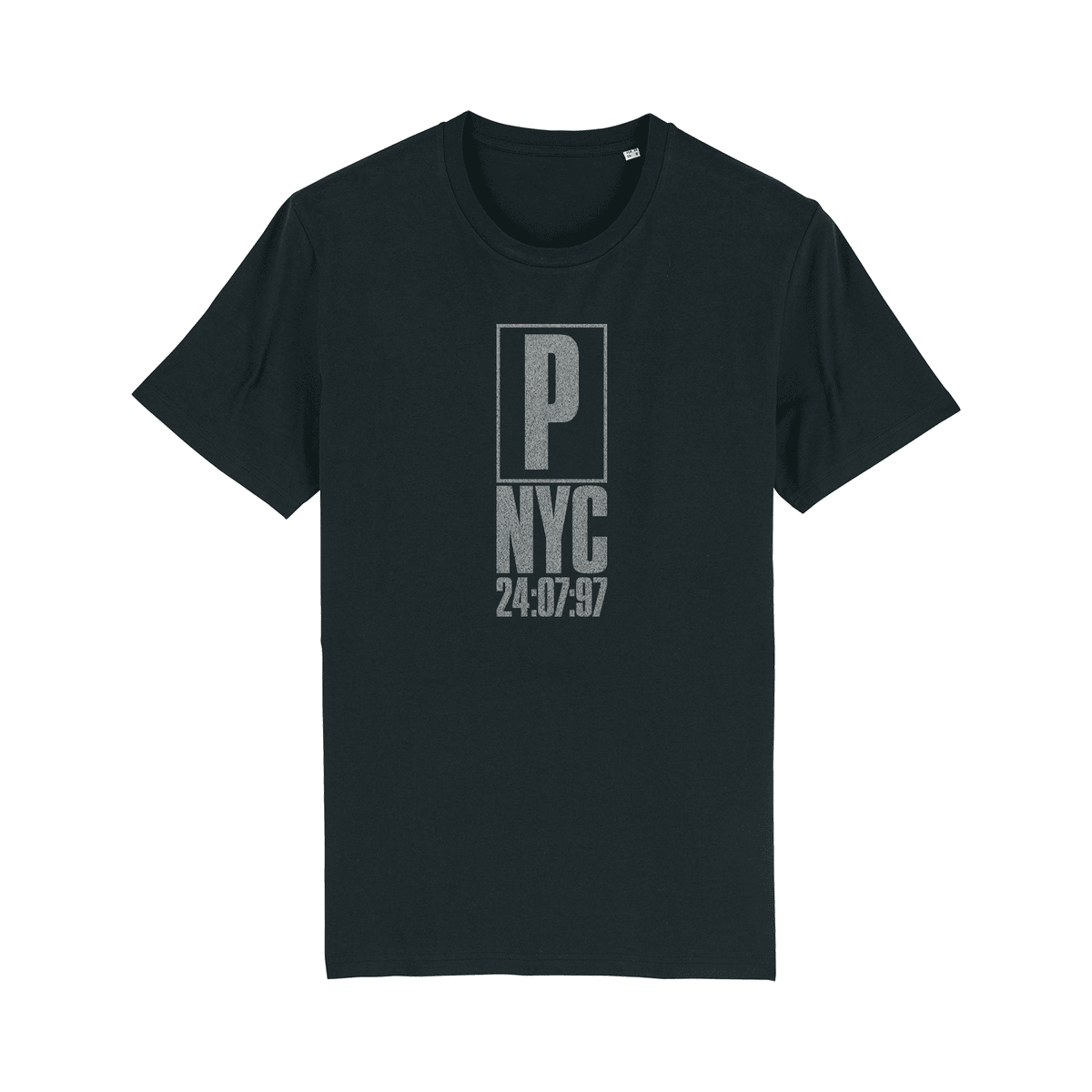 NYC ROSELAND ANNIVERSARY - ブラックTシャツ（ホワイトロゴ）