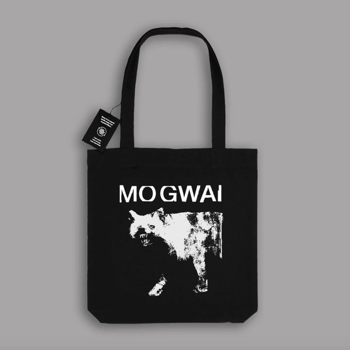 AS THE LOVE CONTINUES - ブラックトートバッグ