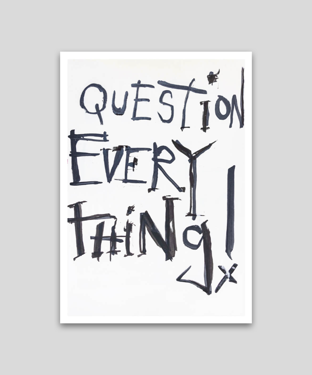 Question Everything! - ポストカード